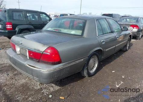 2001 Mercury Grand Marquis Ls из США, поврежденный, VIN 2MEFM75W81X634694